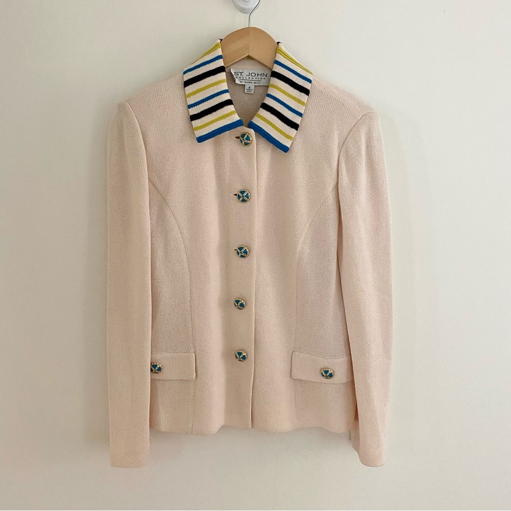 St. John Collection By Marie Gray Collared Jacket